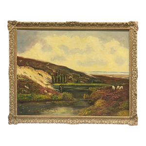 Oil on Canvas Painting Landscape by H. Wester (Dutch, 20th Century)