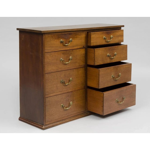 Late 18th Century Georgian Eight Drawer Mahogany Gentleman's Chest, Circa 1780 For Sale - Image 5 of 7