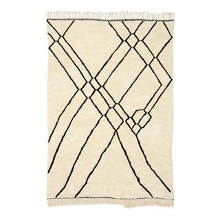 Hand-Knotted Wool Rug by Azele Studio For Sale