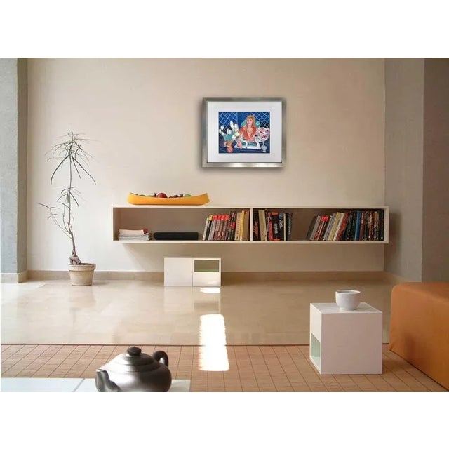 Henri Matisse Limited Edition Lithograph. Size : 38.1 x 27.9 cm. Titled: Annelies 1944. Sur les presses de Albert Skira,...