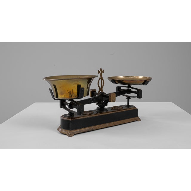 19th Century French Iron & Brass Scale For Sale - Image 11 of 18
