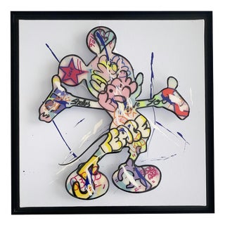 Shelby, Mickey Peace, Metal on Canvas For Sale