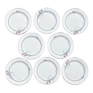Vintage Royal Doulton Allegro H5109 Salad Plates, Set of 8 For Sale