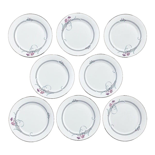 Vintage Royal Doulton Allegro H5109 Salad Plates, Set of 8 For Sale
