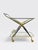 Italian Bar Trolley in Brass and Wood attributed to Cesare Lacca, 1950s For Sale - Image 3 of 17