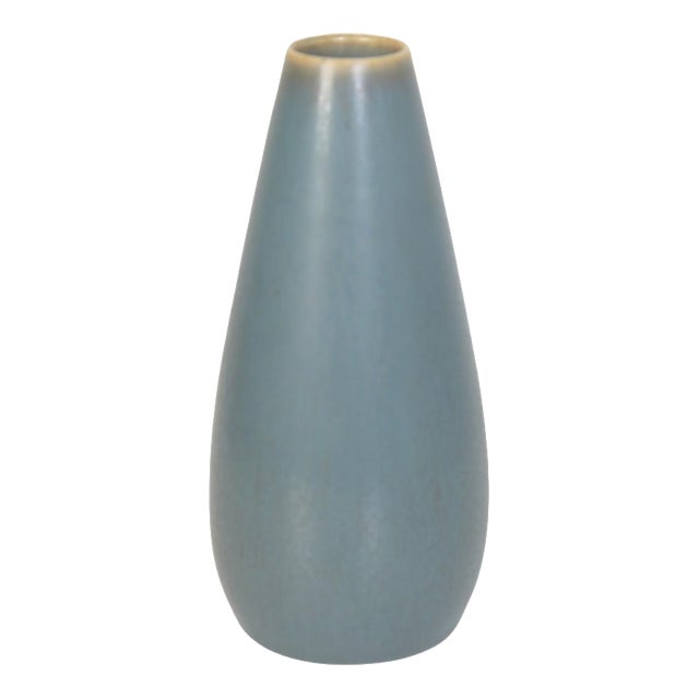 Small Vase in Blue Glaze from Palshus For Sale