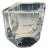 Diamond Vase by Kosta Boda for Sigurd Perrson, 1970s For Sale
