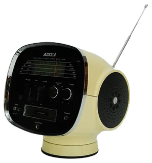 Space Age Model TCM 5500 Solid State 8 Track Stereo Multiband Radio from Audiola Sakura, 1970s