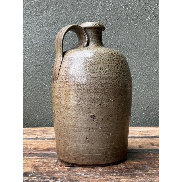 Late 20th Century Antique Glazed Ceramic Jug For Sale - Image 5 of 12