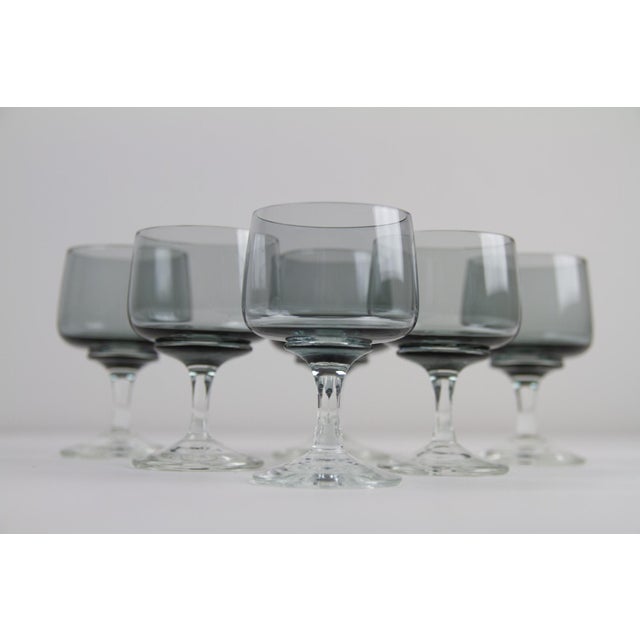 Vintage Danish Holmegaard Atlantic Port/Liquor Glasses, 1960s. Set of 6. Set of 6 beautiful hand-blown vintage drinking...