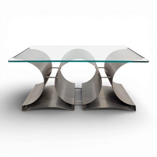 Rectangular Coffee Table by François Monnet for Kappa For Sale
