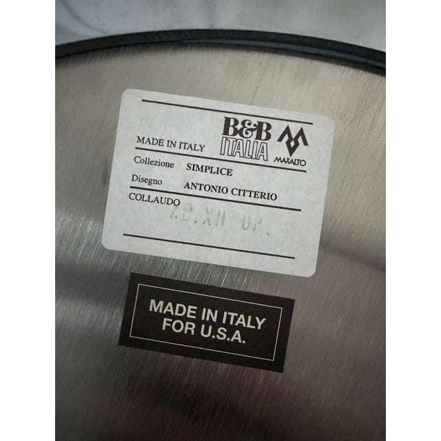 2010s Small Chrome Plated Steel Side Table MaxAlto for B&b Italia For Sale - Image 5 of 8