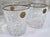 French 1997 Cristal D’Arques Constance Gold French Crystal Lowball Glasses – Set of 4 For Sale - Image 3 of 10