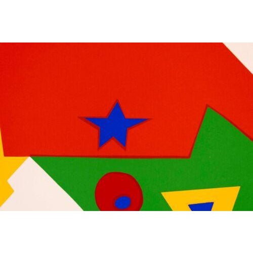 Daniel Gelakoska Star Dome Contemporary Serigraph with Embossed Artist Seal For Sale - Image 4 of 8