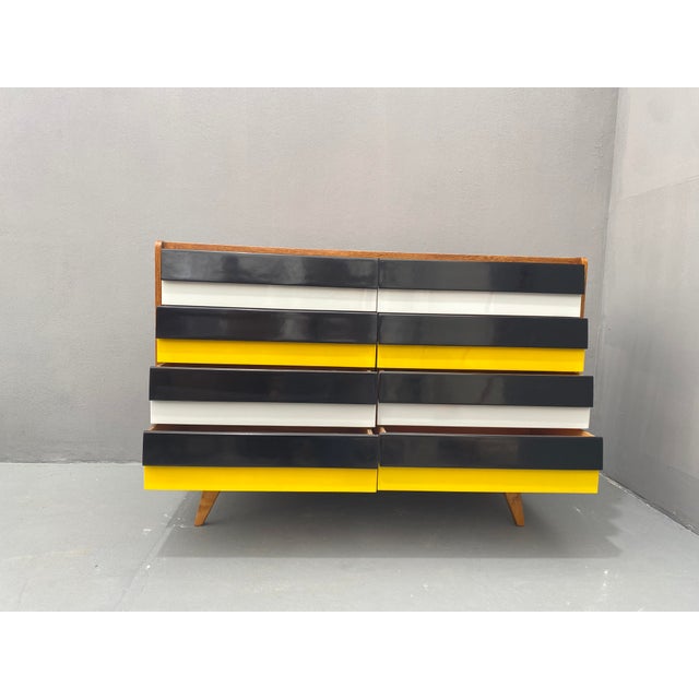 Mid-Century Chest of Drawers U-453 by Jiri Jiroutek for Interier Praha, Czechoslovakia, 1960s For Sale - Image 15 of 18