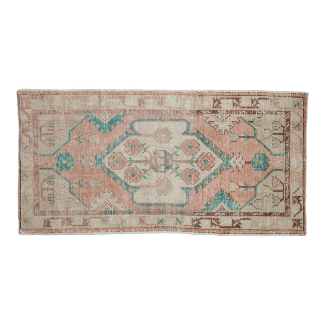 Vintage Distressed Oushak Rug - 2'10" X 5'6" For Sale