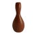 1990s Italian Leather Vase Signed Pizzitutti For Sale