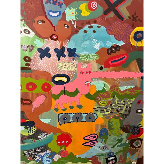 Contemporary Graffiti Pop Art Painting by Hungarian Artist Buda Kovacs Tomas For Sale In New Orleans - Image 6 of 10