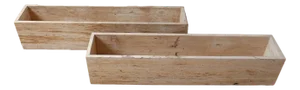 Mid-Century Travertine Planters, Belgium, Set of 2