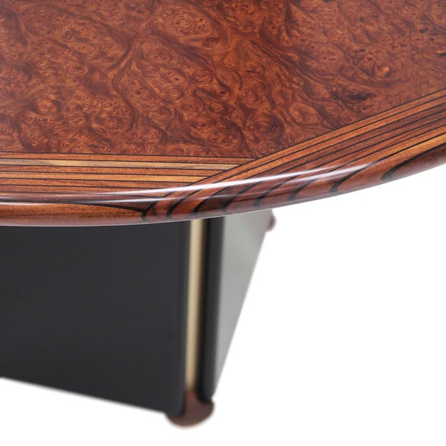 Mid-Century Modern Mod Artona Table in Wood and Leather by Afra & Tobia Scarpa for Maxalto, 1970s For Sale - Image 9 of 12