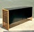 Mid-Century Modern Vintage Rattan and Lacquered Wood Sideboard For Sale - Image 3 of 18