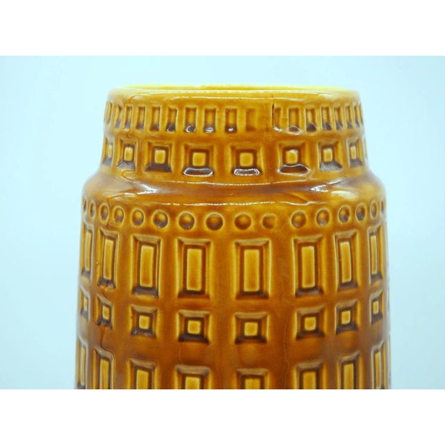Inka Floor Vase from Scheurich, West Germany, 1970s For Sale - Image 4 of 9