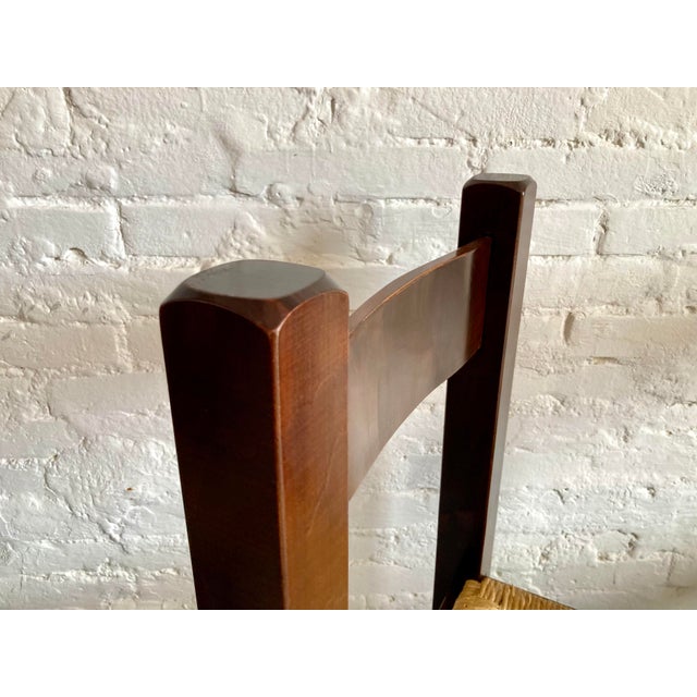 Wood Italian Brutalist Chairs, 1960s, Set of 6 For Sale - Image 7 of 18