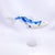 Delft Fish 5 by Nana Williams | Resin Cast, Acrylic Gouache Fish sculpture with blue designs For Sale