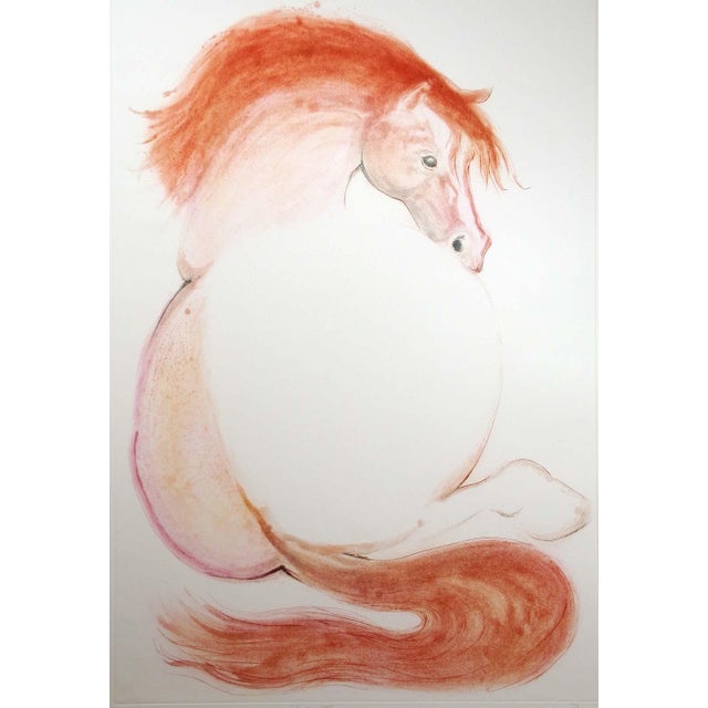 "Resting Filly" by William Papas Hand signed, titled and numbered by the artist "Resting Filly" unframed Limited Edition...