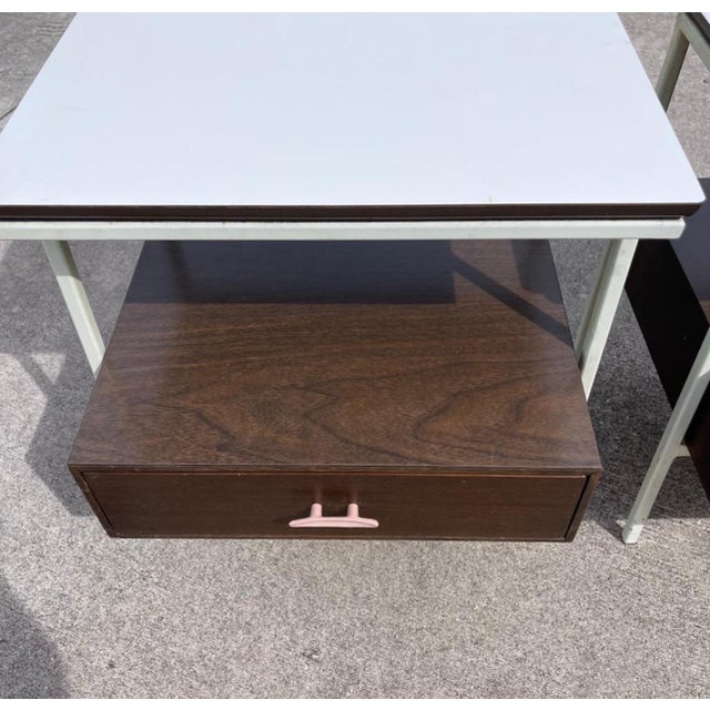 Mid-Century Moderm Vista Furniture California Made Walnut Nightstands, a Pair For Sale In West Palm - Image 6 of 12