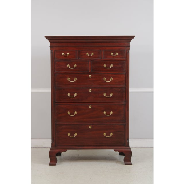 1990s Henkel Harris Mahogany no.175 New Market Chest For Sale - Image 5 of 18