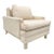 1950's Fully Upholstered Custom Club Lounge Chair For Sale