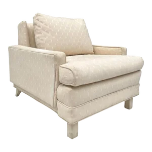 1950's Fully Upholstered Custom Club Lounge Chair