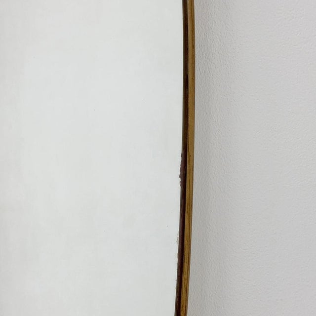 Mid-Century Asymmetric Kidney Wall Mirror by Schon Form, 1960s For Sale - Image 9 of 11