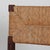 Brown Vintage French Oak Straw-Seated Chairs, 1950, Set of 6 For Sale - Image 8 of 12