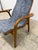 Yngve Ekström Lamino Teak Wood Frame Armchair With Sheepskin Fabric for Swedese For Sale - Image 10 of 16