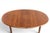 1960s Danish Oval Rosewood Dining Table With Two Extension Leaves For Sale - Image 4 of 9