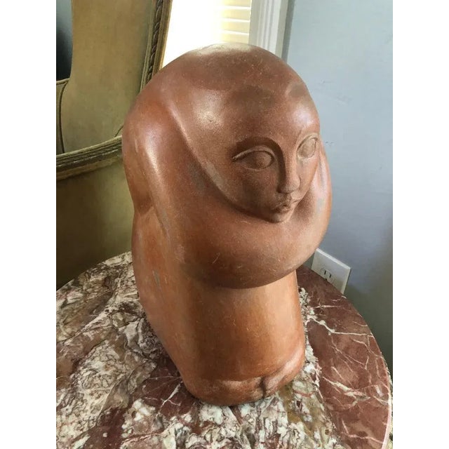 1950s Mid-Century Modern Abstract Statue of a Woman For Sale - Image 4 of 13