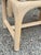 Beige 1970s Reed-Wrapped Console Table With Glass Top and Pair of Matching Stools For Sale - Image 8 of 10