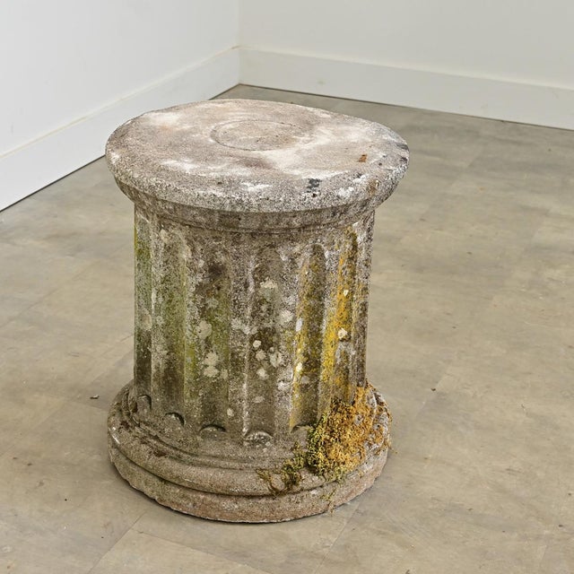 Late 19th Century English 19th Century Cast Stone Column For Sale - Image 5 of 8