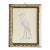 Hand-Painted White Heron Painting. Framed For Sale