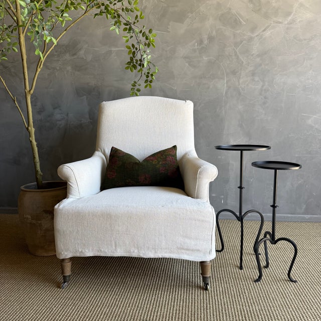 Metal New Cannes Table - Tall - Dark Brass Finish For Sale - Image 7 of 8
