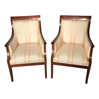 French Directoire Armchairs, 1880s, Set of 2 For Sale