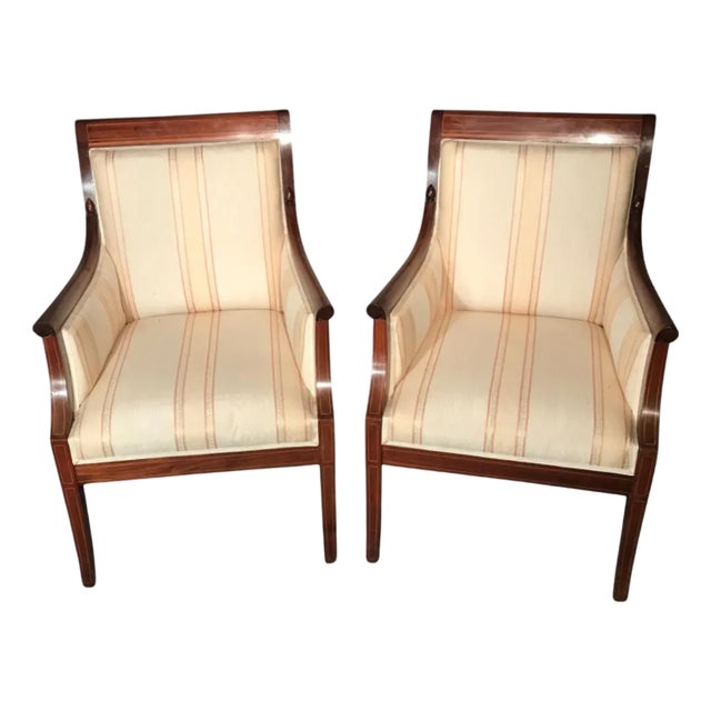 French Directoire Armchairs, 1880s, Set of 2 For Sale