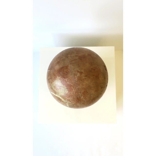 Marble Sphere Sculpture, Modern Art Deco, Circa Early-20th Century For Sale - Image 11 of 13