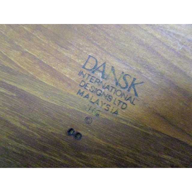 Mid-Century Modern Dansk International Designs Ltd Jhq Large Teak Tray Mid Century Modern Home Decor For Sale - Image 3 of 8