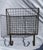 Brown 1930's Large Antique French Wirework Crimped Wire and Metal Wall Pocket Hanging Basket For Sale - Image 8 of 11