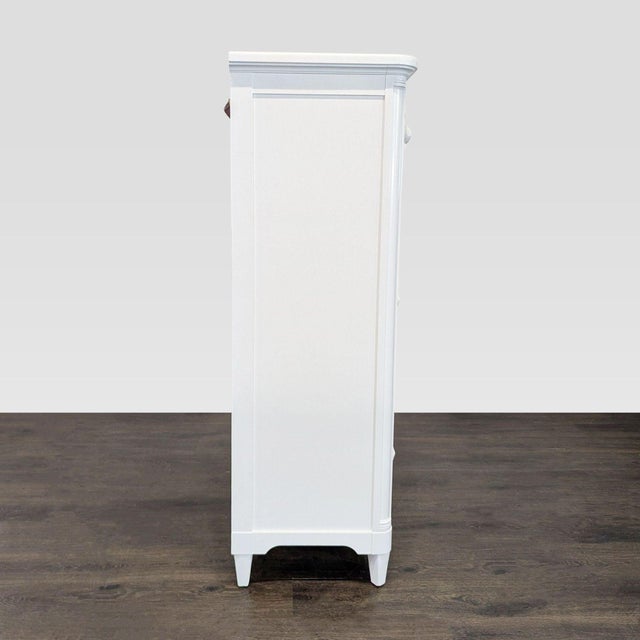 Stanley Furniture Stanley Furniture Cypress Grove White 5-Drawer Tall Dresser – Modern Classic Storage For Sale - Image 4 of 10