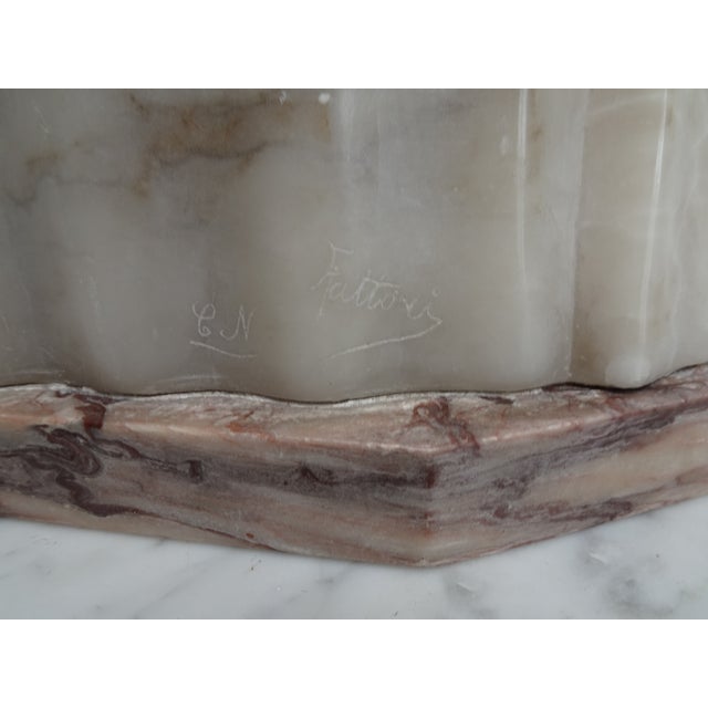 Early 20th Century Italian Marble Bust of a Child For Sale - Image 11 of 14