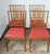 Vintage Chairs in Oak and Eco-Leather, 1960s, Set of 4 For Sale - Image 4 of 9